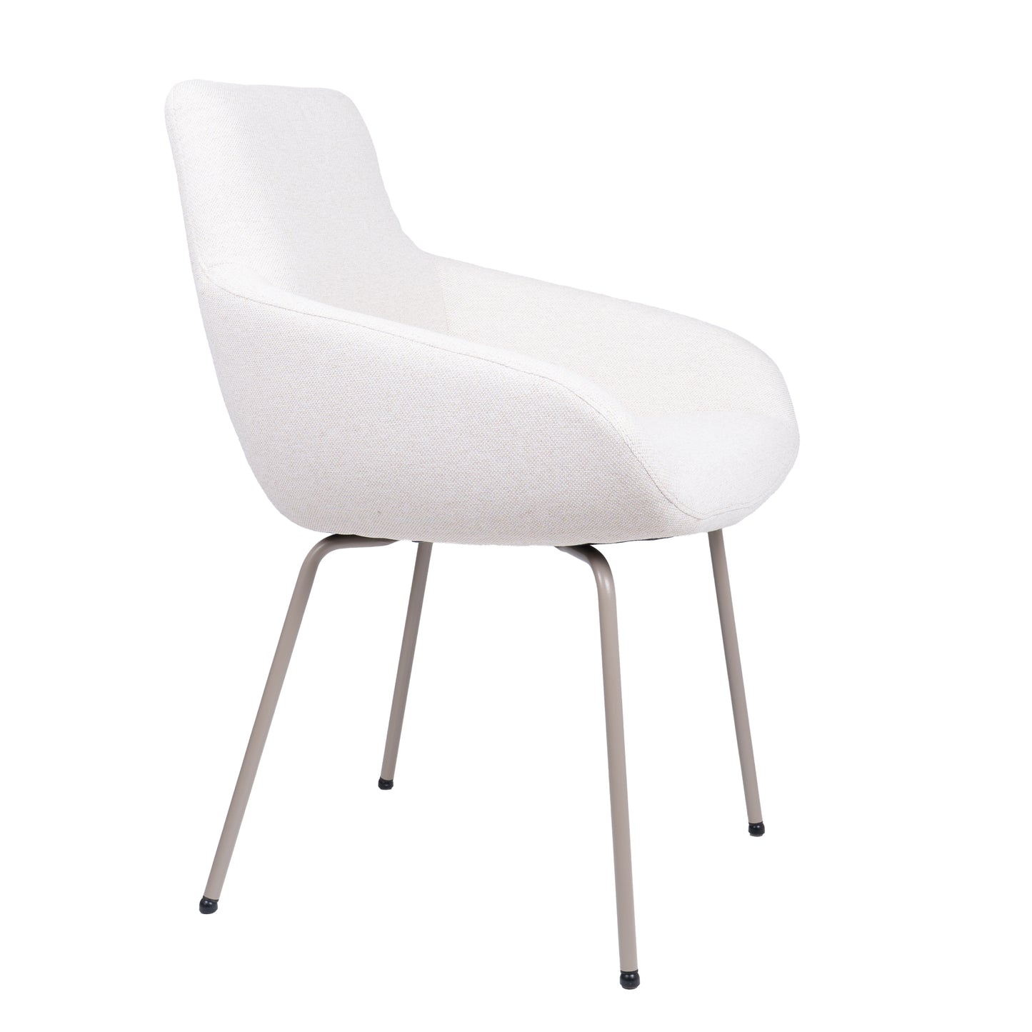HelloChair HC23 Noam eetkamerstoel Mossa Cream vierpoot beige