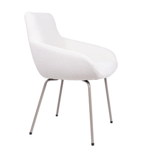 HelloChair HC23 Noam eetkamerstoel Mossa Cream vierpoot beige