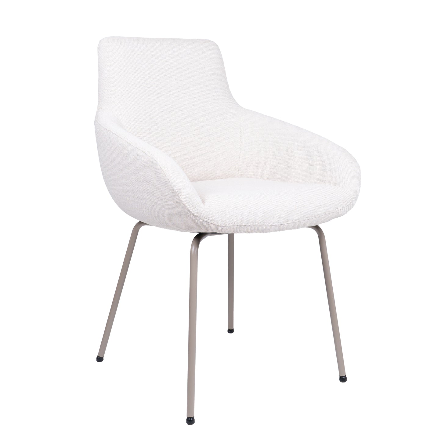 HelloChair HC23 Noam eetkamerstoel Mossa Cream vierpoot beige