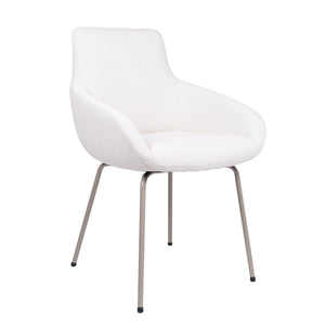 HelloChair HC23 Noam eetkamerstoel Mossa Cream vierpoot beige