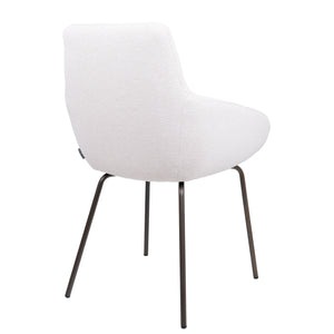 HelloChair HC23 Noam eetkamerstoel Mossa Cream vierpoot bruin