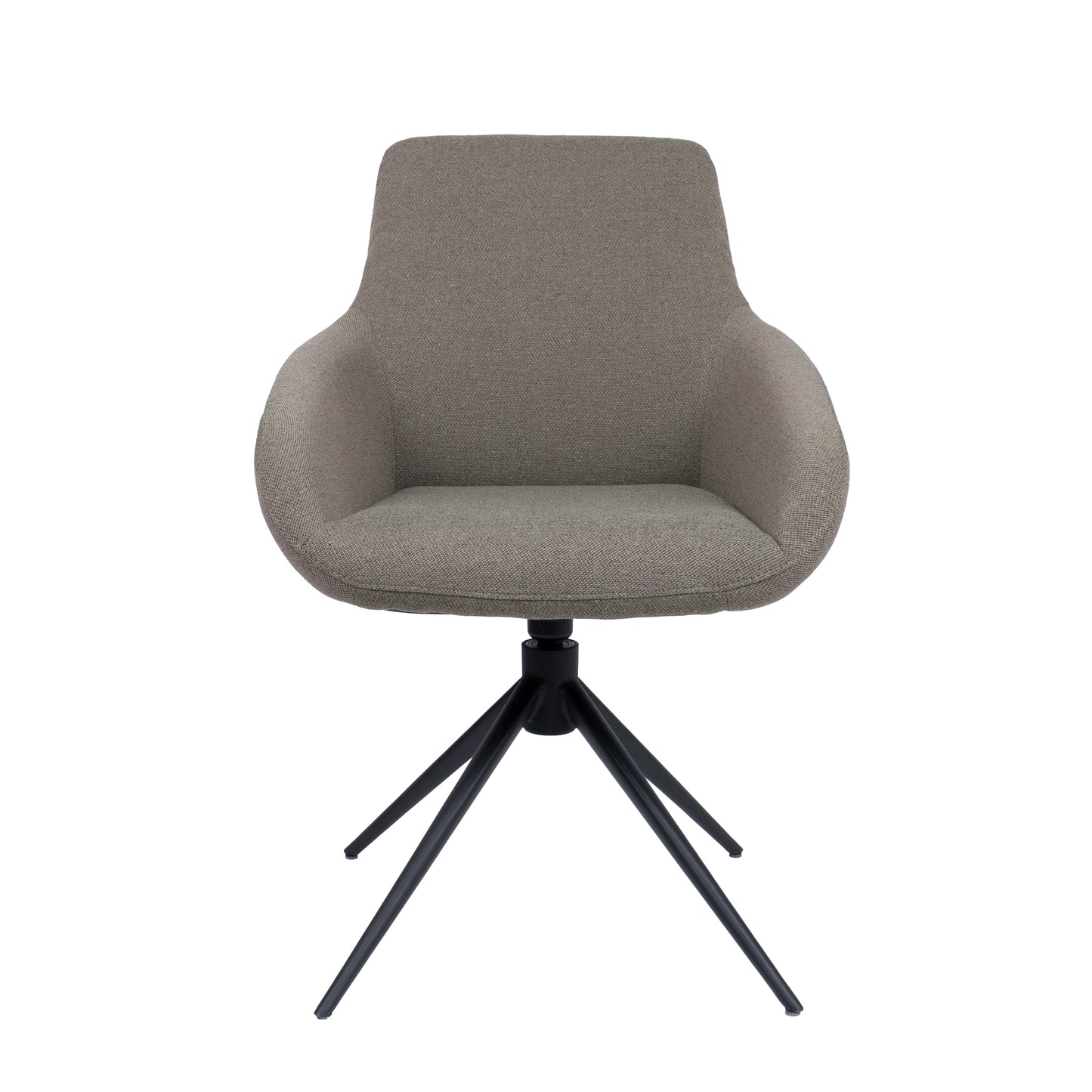 HelloChair HC23 Noam eetkamerstoel Mossa Forest spinpoot zwart