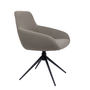 HelloChair HC23 Noam eetkamerstoel Mossa Forest spinpoot zwart