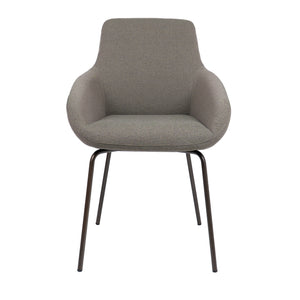 HelloChair HC23 Noam eetkamerstoel Mossa Forest vierpoot bruin