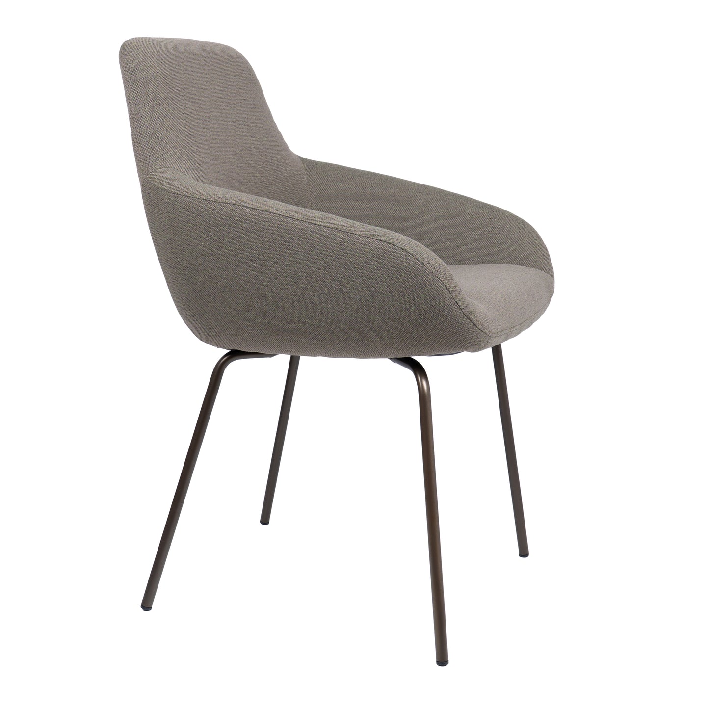 HelloChair HC23 Noam eetkamerstoel Mossa Forest vierpoot bruin