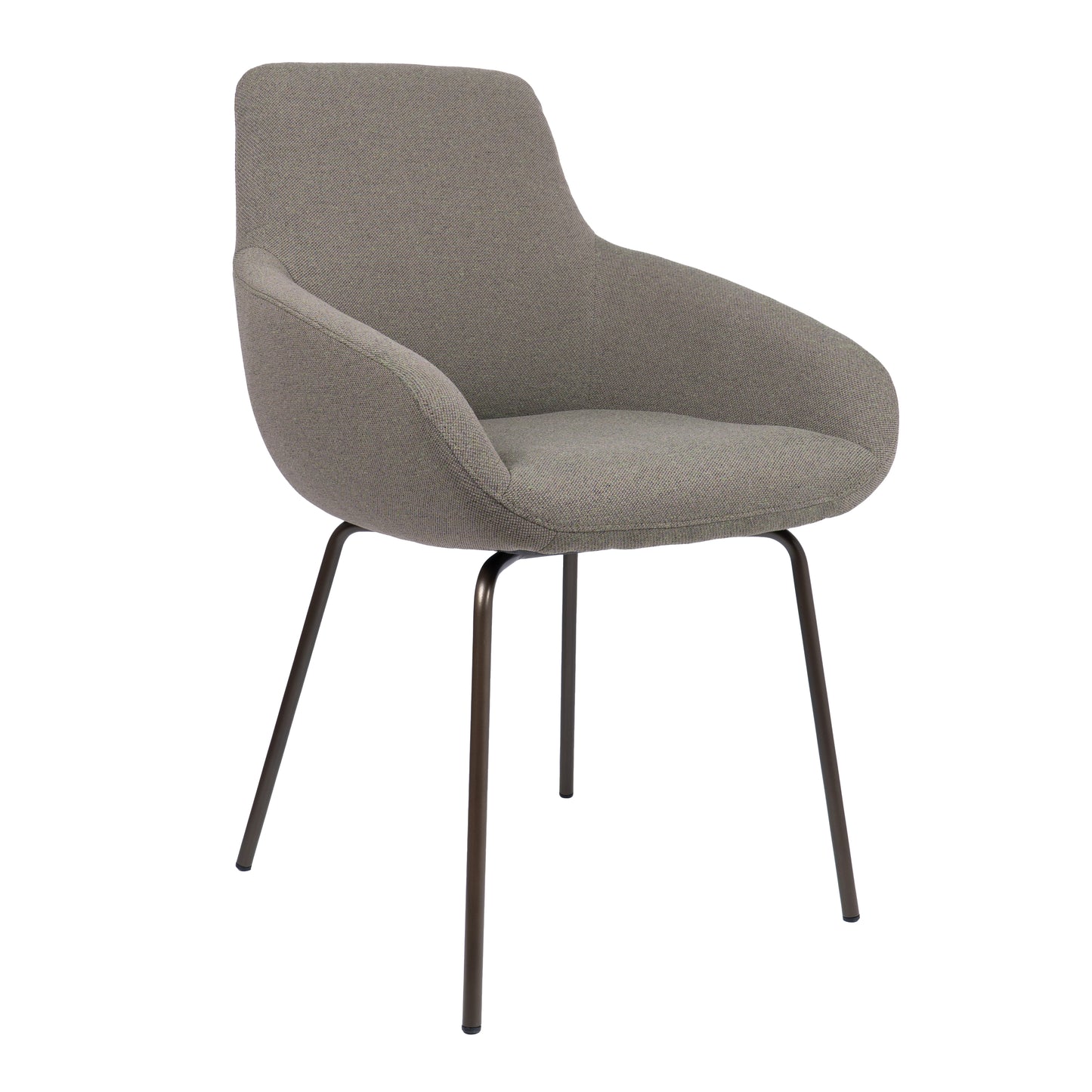 HelloChair HC23 Noam eetkamerstoel Mossa Forest vierpoot bruin