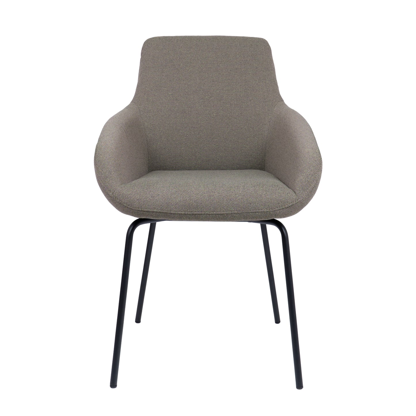 HelloChair HC23 Noam eetkamerstoel Mossa Forest vierpoot zwart