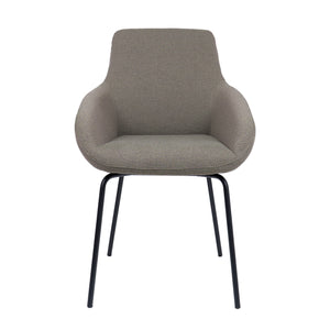 HelloChair HC23 Noam eetkamerstoel Mossa Forest vierpoot zwart