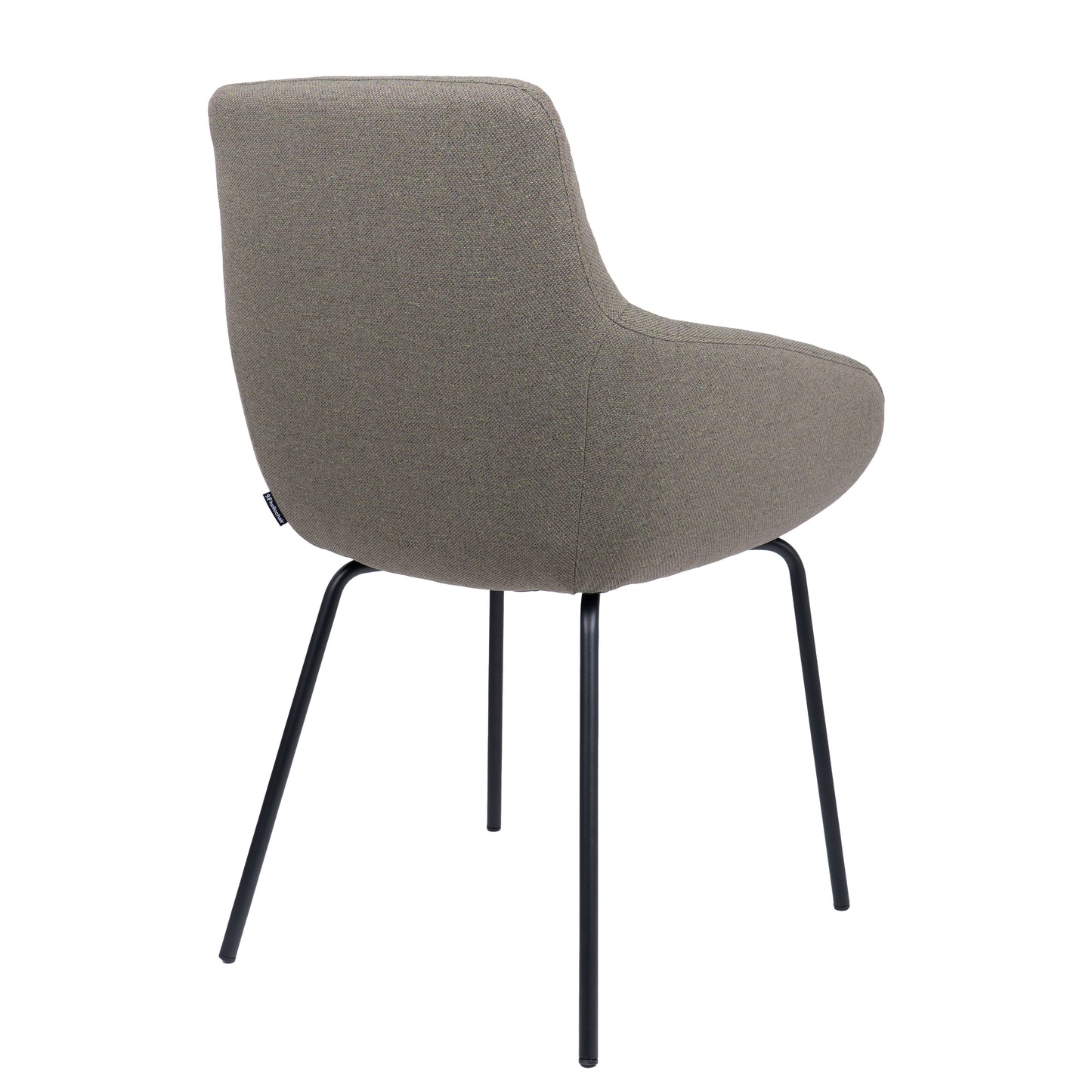 HelloChair HC23 Noam eetkamerstoel Mossa Forest vierpoot zwart
