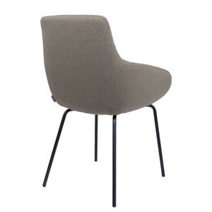 HelloChair HC23 Noam eetkamerstoel Mossa Forest vierpoot zwart
