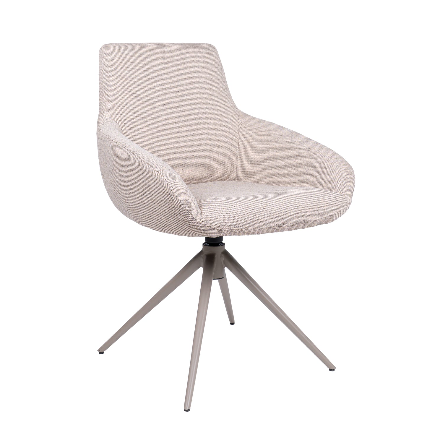 HelloChair HC23 Noam eetkamerstoel Mossa Oats spinpoot beige