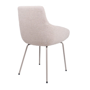 HelloChair HC23 Noam eetkamerstoel Mossa Oats vierpoot beige