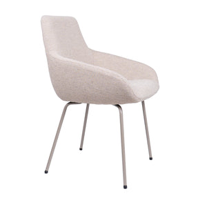 HelloChair HC23 Noam eetkamerstoel Mossa Oats vierpoot beige