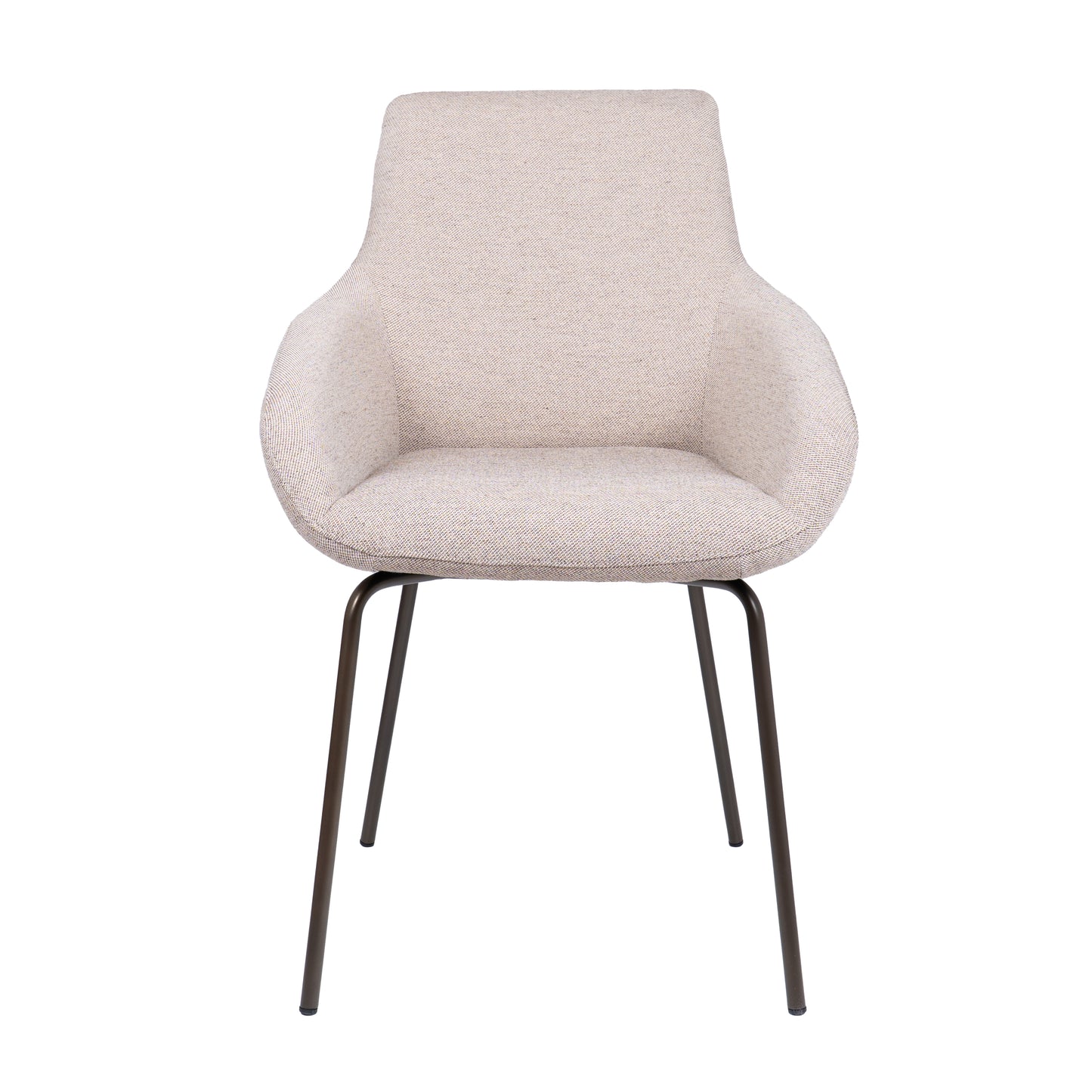 HelloChair HC23 Noam eetkamerstoel Mossa Oats vierpoot bruin