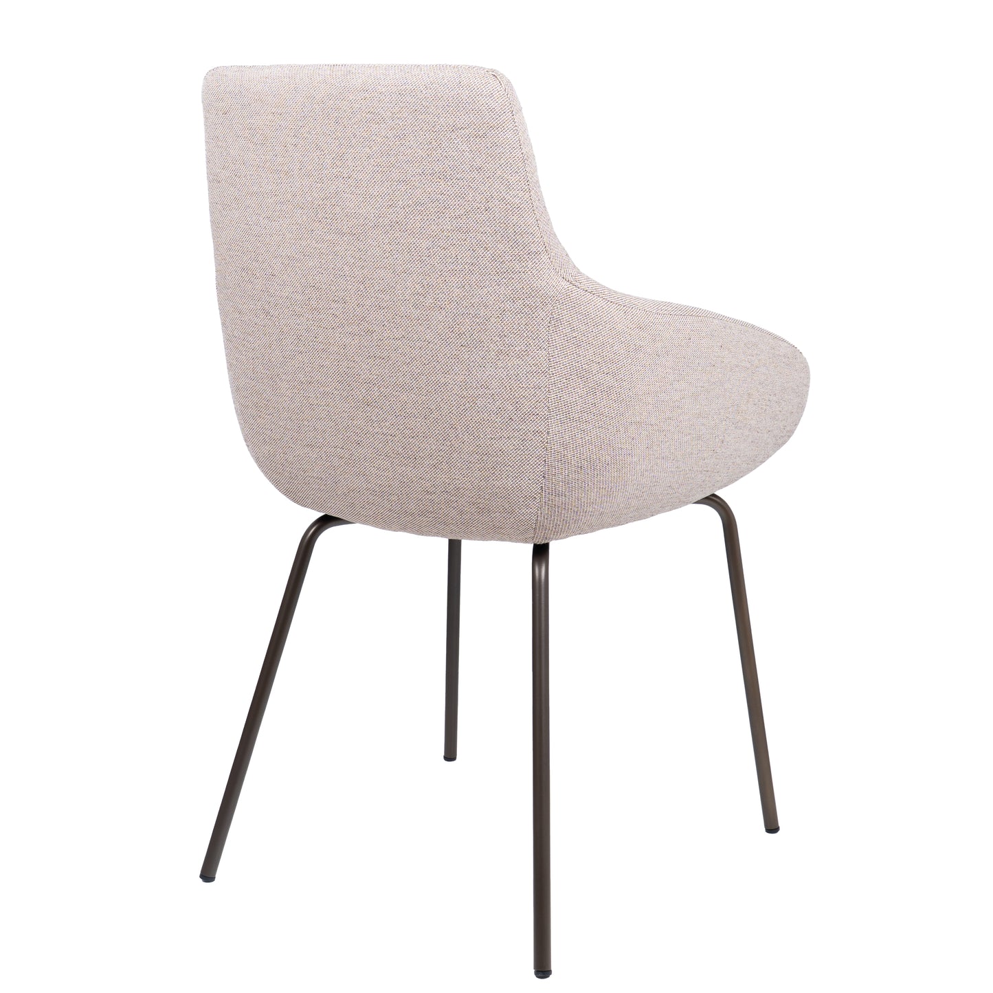HelloChair HC23 Noam eetkamerstoel Mossa Oats vierpoot bruin