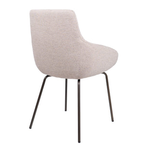 HelloChair HC23 Noam eetkamerstoel Mossa Oats vierpoot bruin