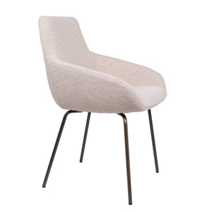 HelloChair HC23 Noam eetkamerstoel Mossa Oats vierpoot bruin