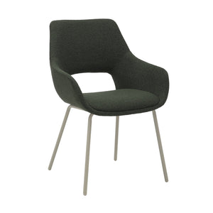 HelloChair HC02 Nowi eetkamerstoel vierpoot beige Monza Groen