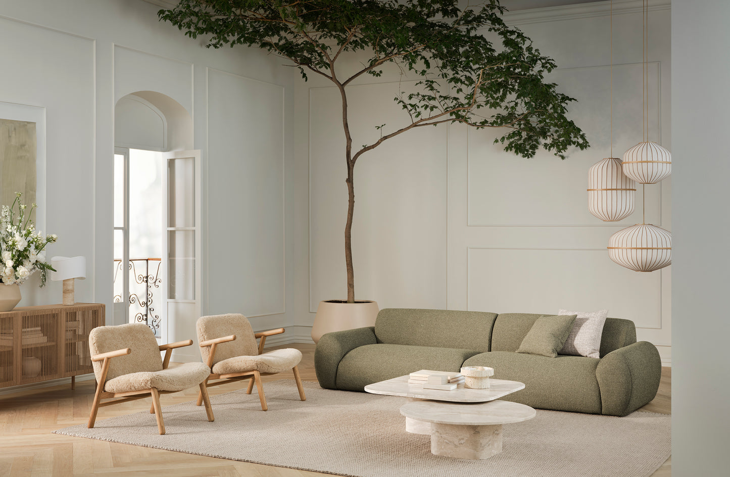 Bolia Lucén hanglamp Ellipse Ø90 cm