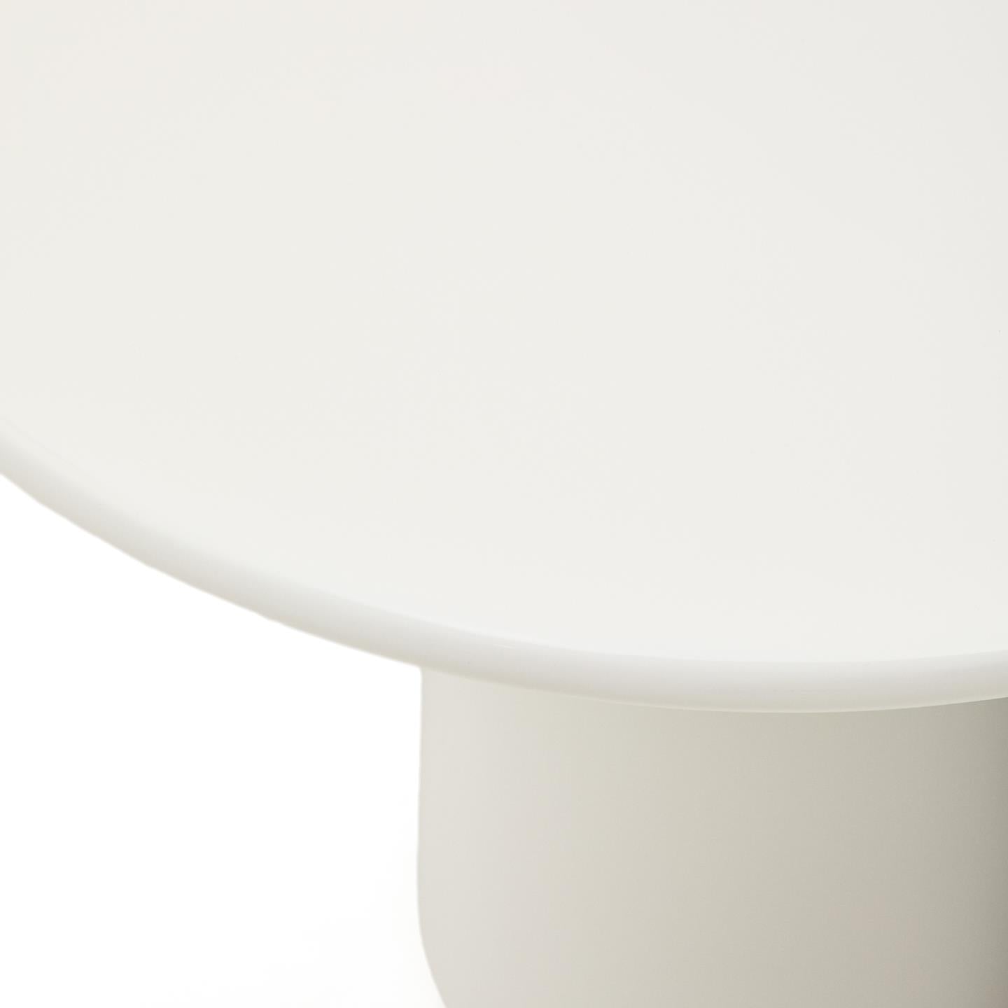 Kave Home Albanella salontafel Ø65 cm Wit