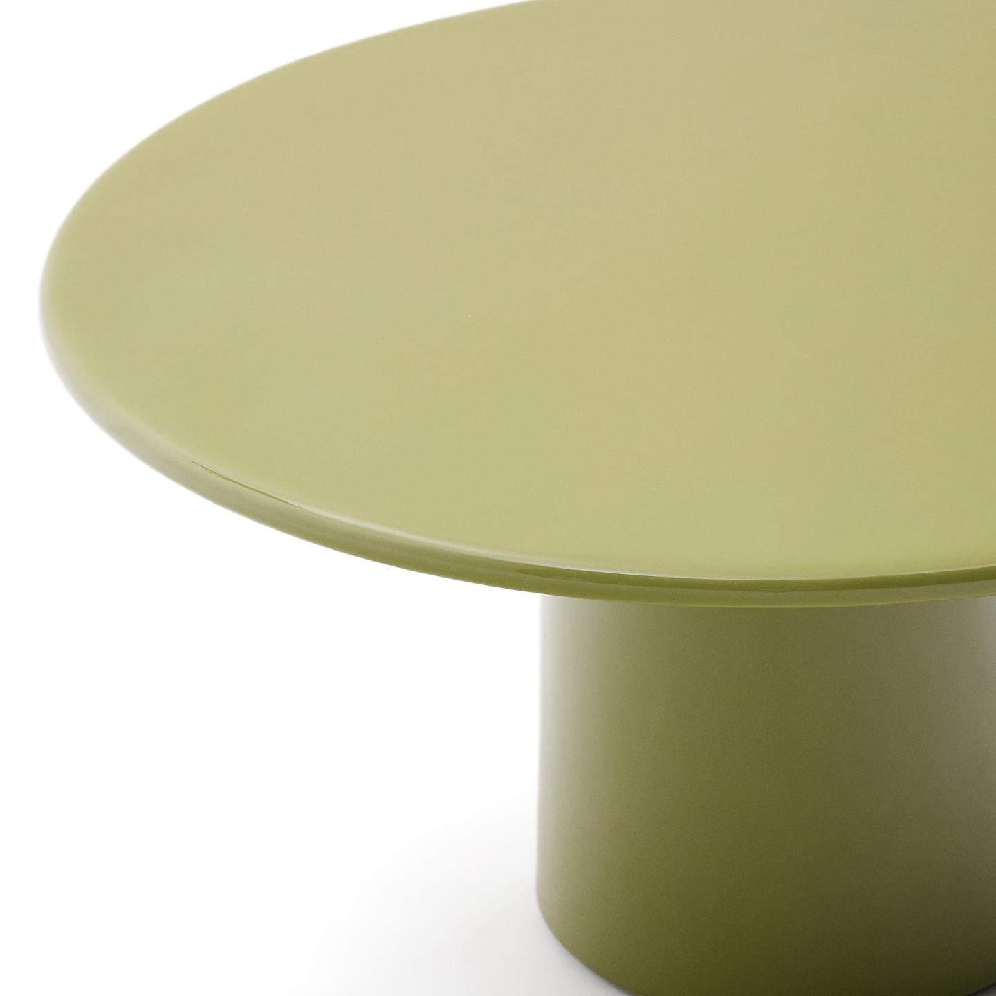 Kave Home Albanella salontafel Ø85 cm Groen