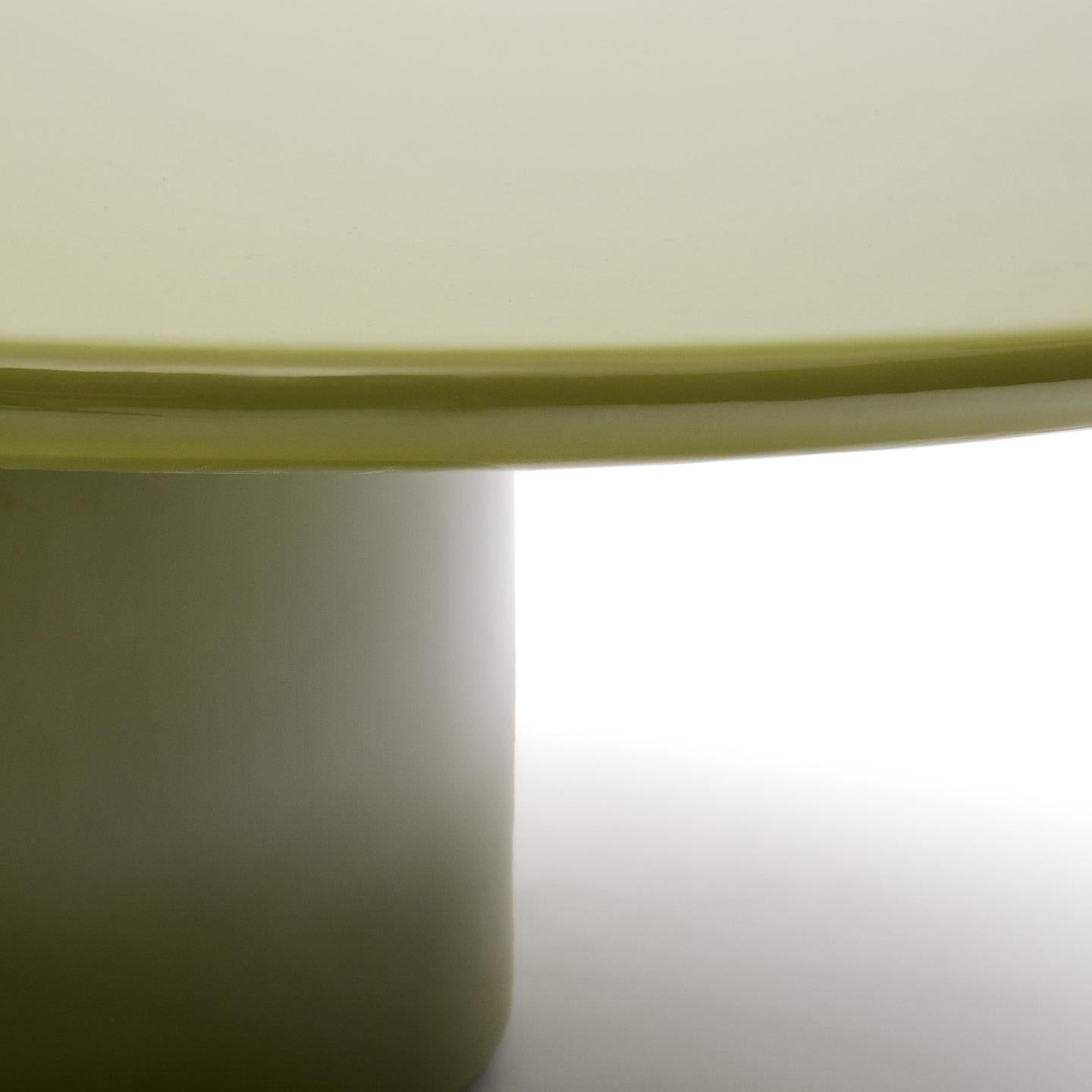 Kave Home Albanella salontafel Ø85 cm Groen