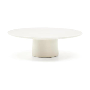 Kave Home Albanella salontafel Ø110 cm Wit