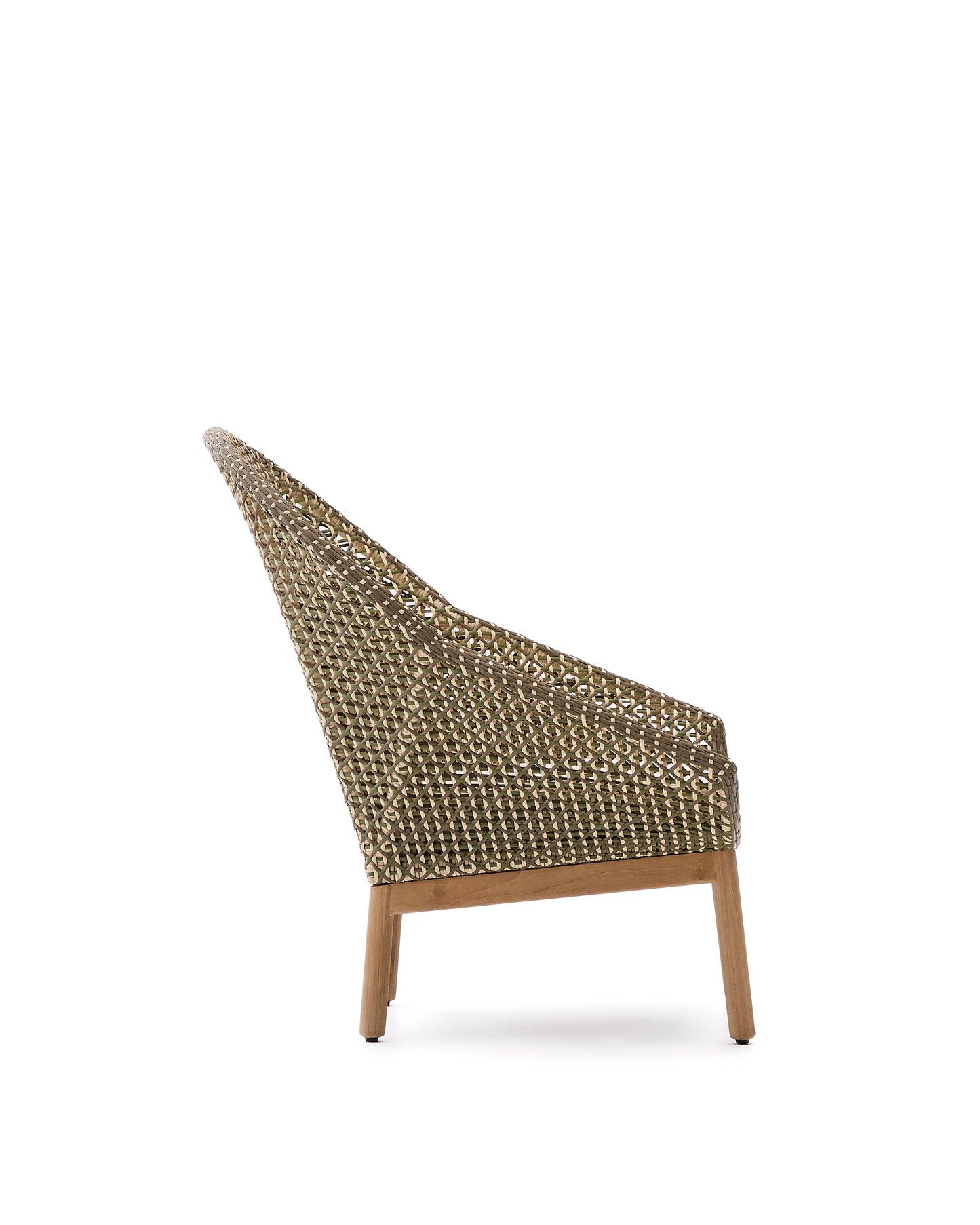 Kave Home Olbia loungestoel met hoge rug Rattan