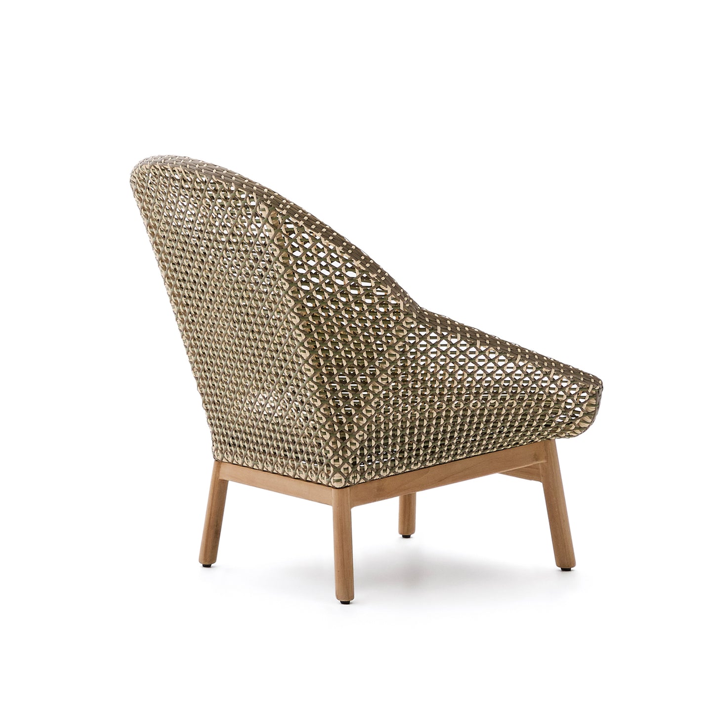 Kave Home Olbia loungestoel met hoge rug Rattan