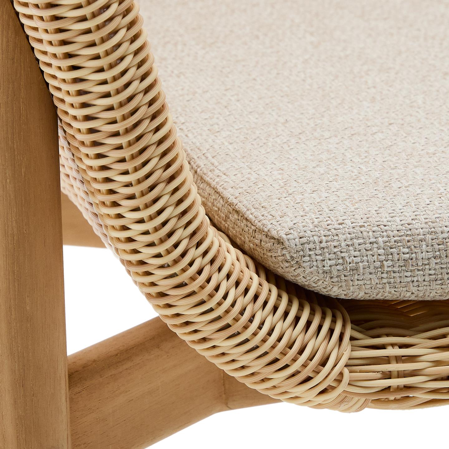 Kave Home Galea tuinstoel Beige