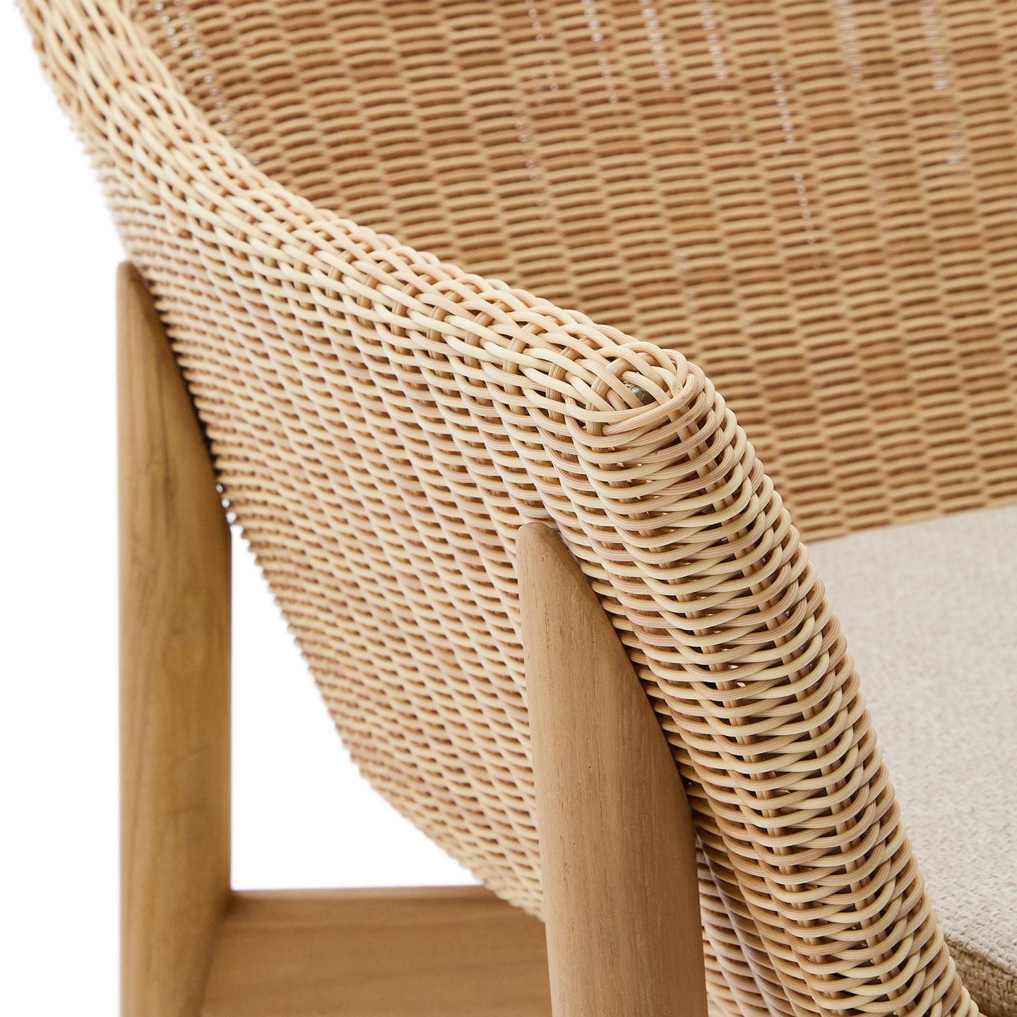 Kave Home Galea tuinstoel Beige