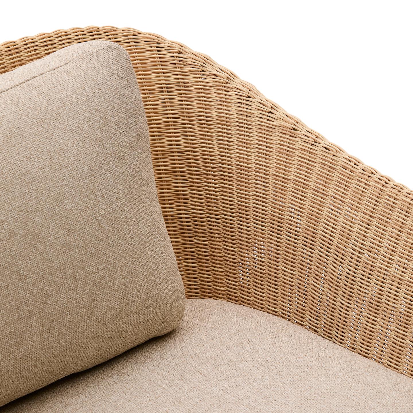 Kave Home Galea tuinbank 2-zits Beige