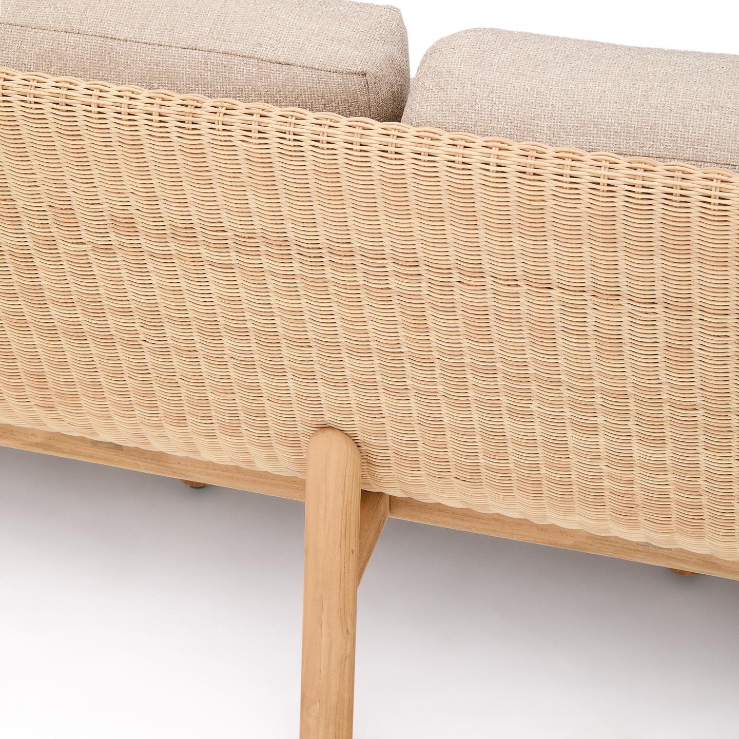 Kave Home Galea tuinbank 2-zits Beige