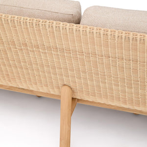 Kave Home Galea tuinbank 2-zits Beige