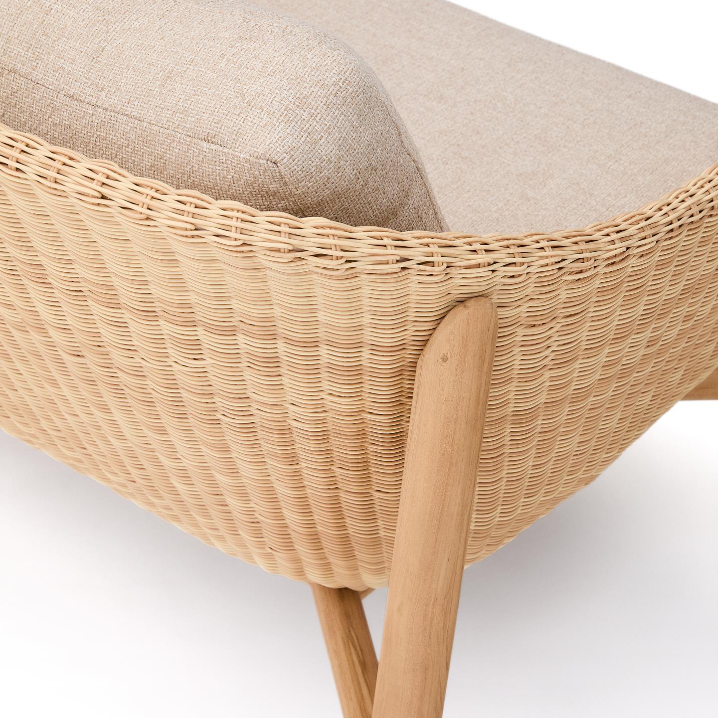 Kave Home Galea tuinbank 2-zits Beige
