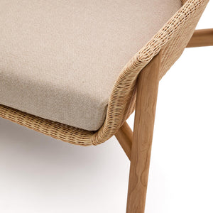 Kave Home Galea tuinbank 2-zits Beige