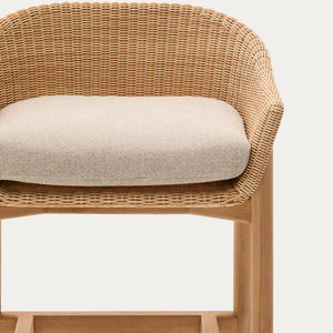 Kave Home Galea barkruk H75 Rotan