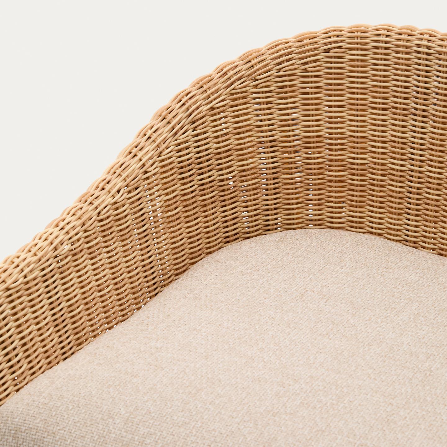 Kave Home Galea barkruk H75 Rotan