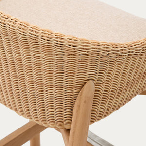 Kave Home Galea barkruk H75 Rotan
