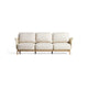 Kave Home Alipa tuinbank 3-zits Ecru