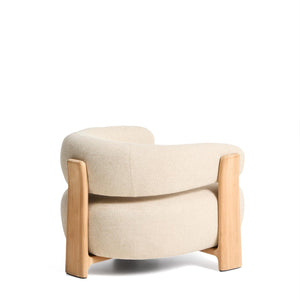 Kave Home Granite loungestoel voor buiten chenille Beige/naturel