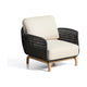 Kave Home Alipa loungestoel Donkergrijs