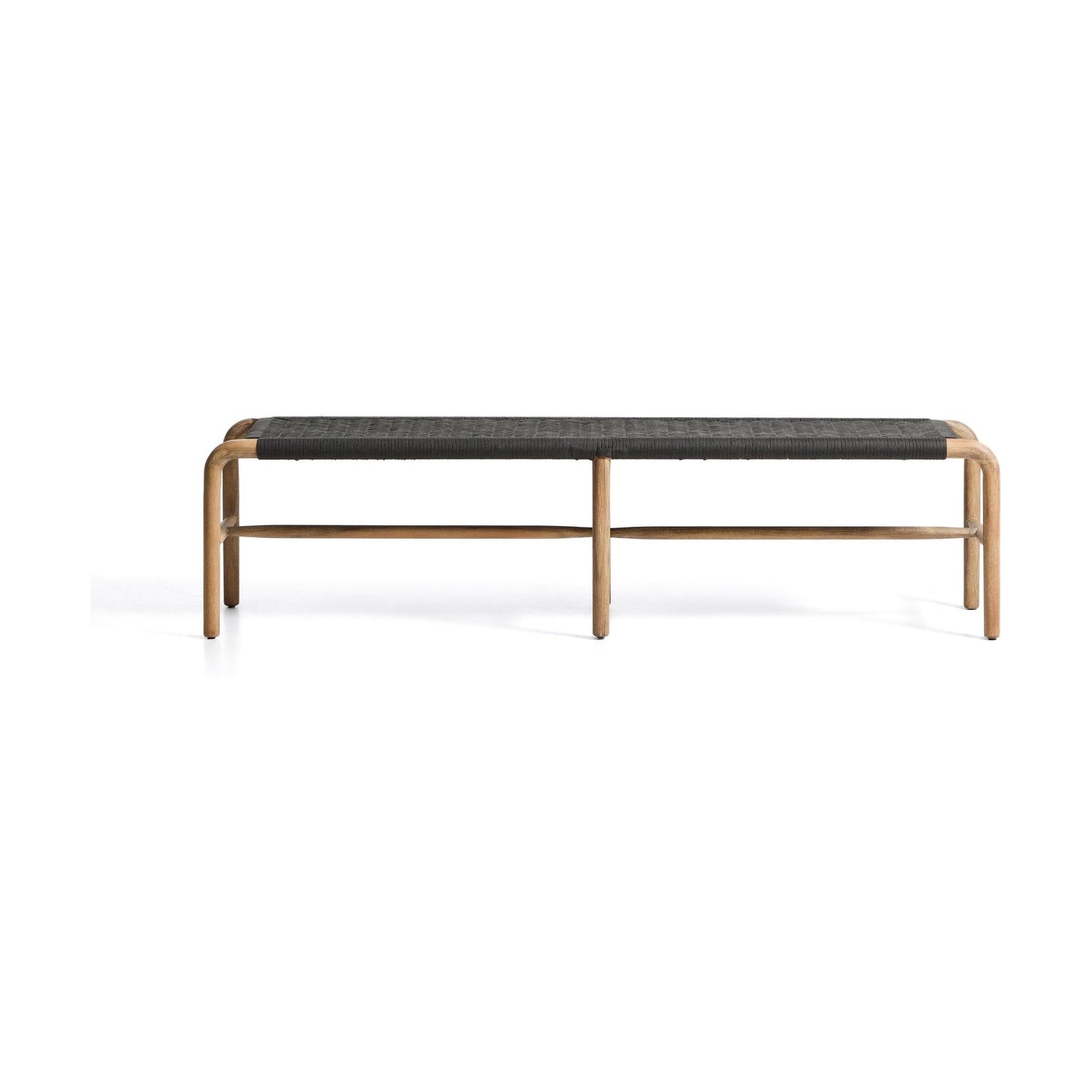 Kave Home Alipa tuinbank 200 cm Donkergrijs