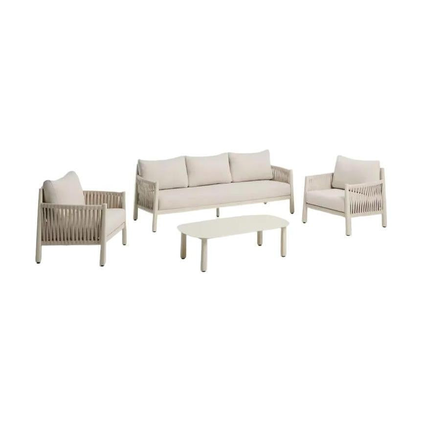 Kave Home Aleria loungeset Ecru