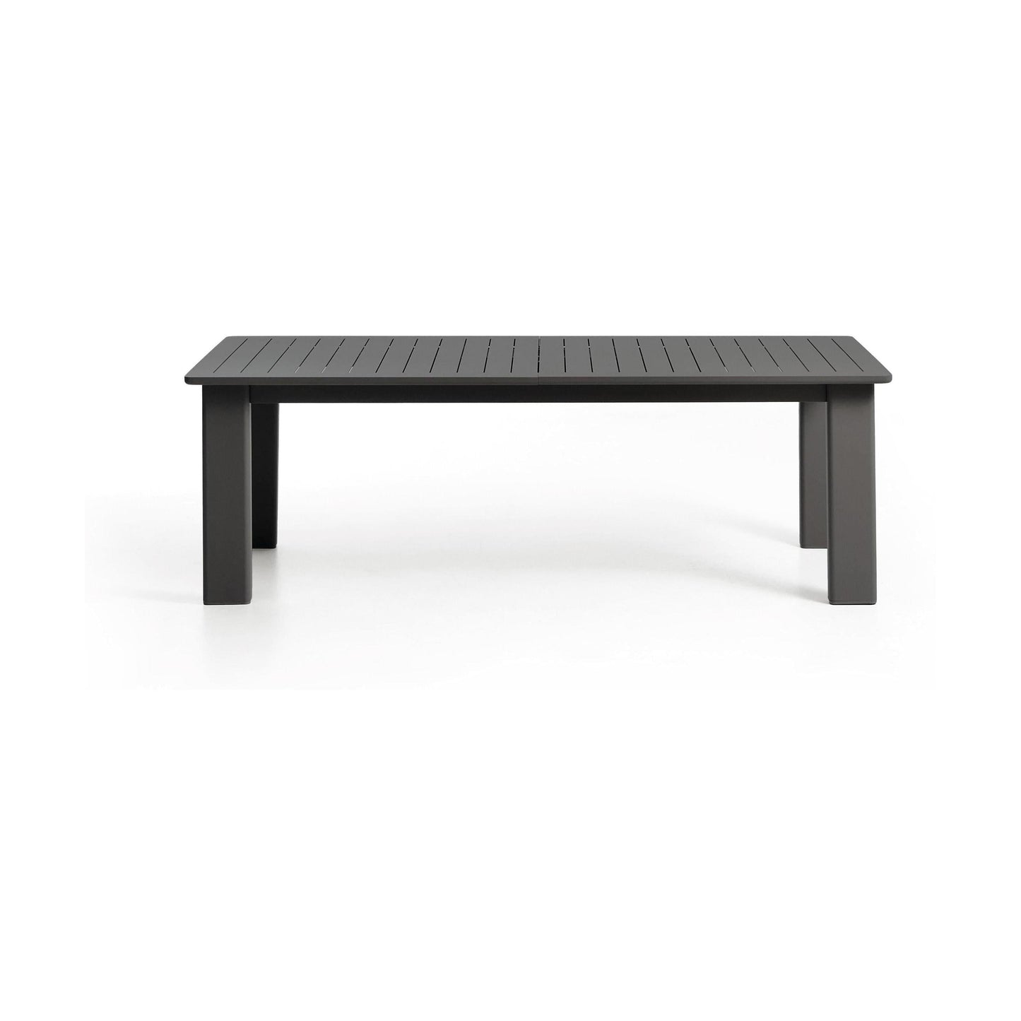 Kave Home Livorno tuintafel uitschuibaar 233/350x100 cm Grafiet