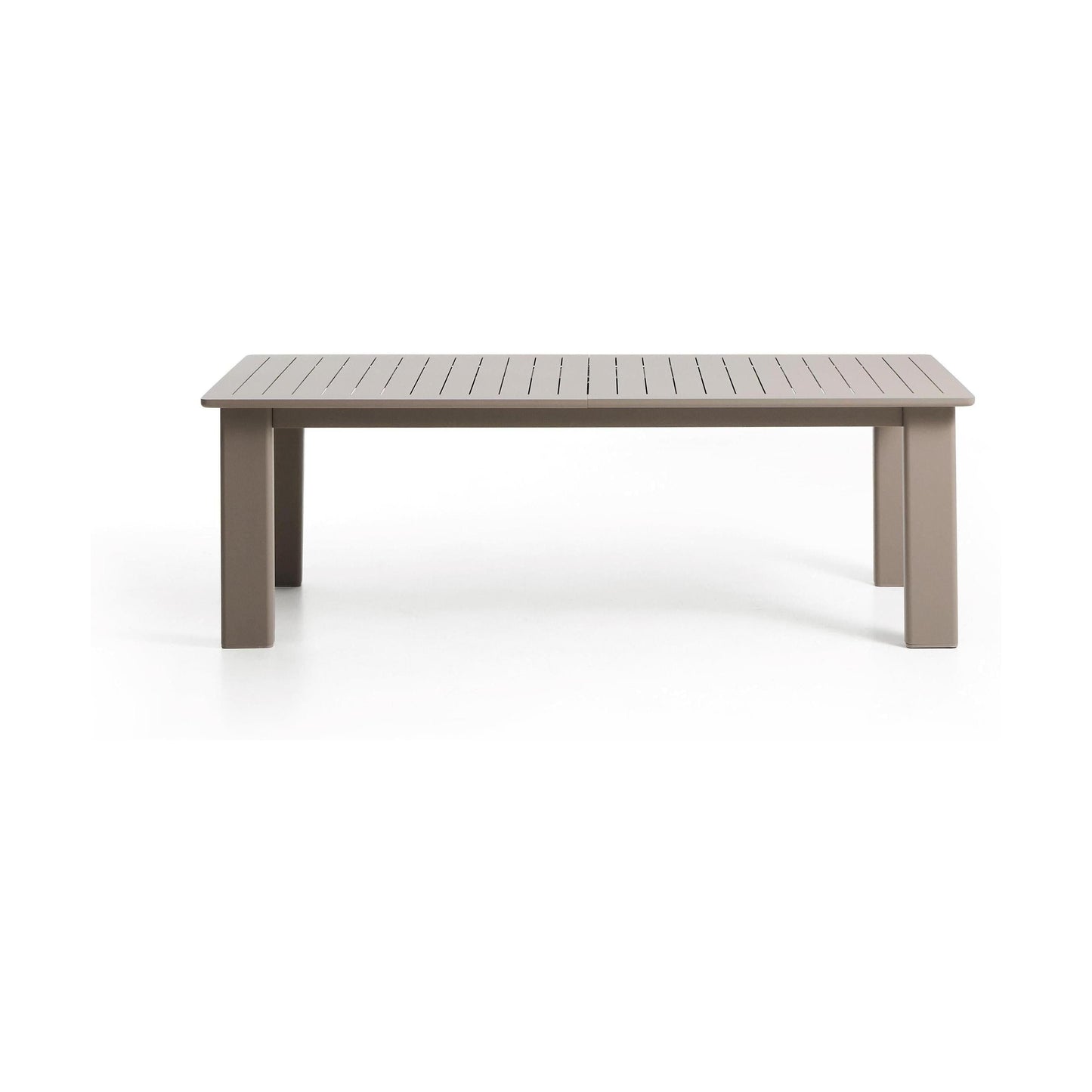 Kave Home Livorno tuintafel uitschuibaar 233/350x100 cm Taupe