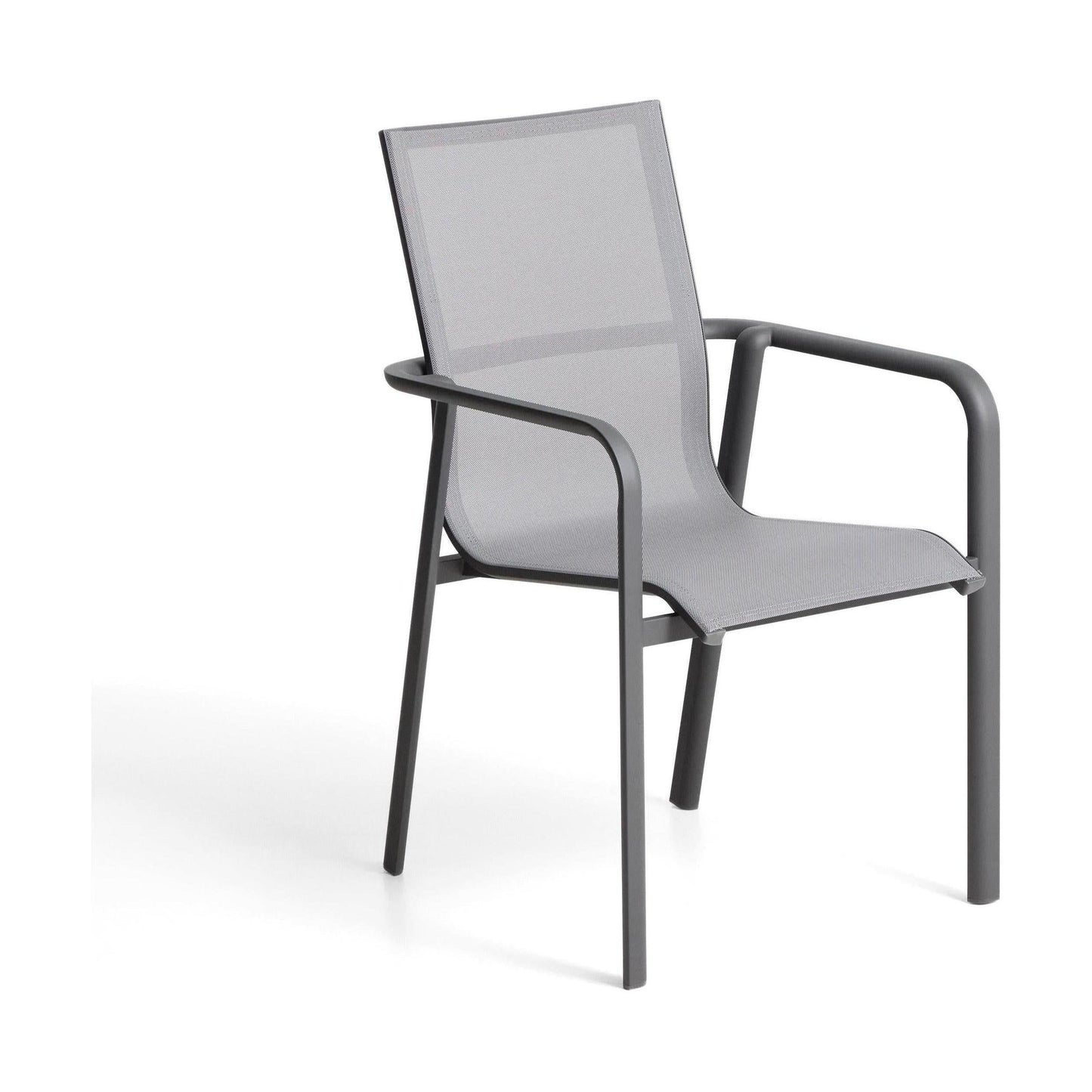 Kave Home Canea tuinstoel Grafiet/Grijs