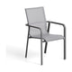 Kave Home Canea tuinstoel Grafiet/Grijs