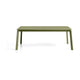 Kave Home Brela tuintafel uitschuibaar 205/287x100 cm Groen