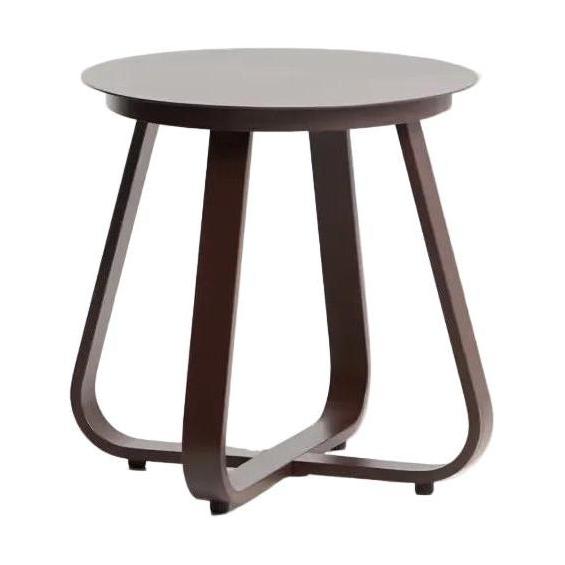 Kave Home Tamaris bijzettafel Ø48 cm Bruin